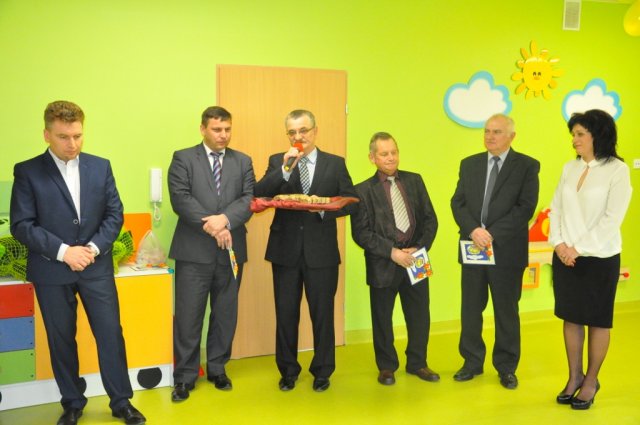 Uroczyste otwarcie i poświęcenie budynku Żłobka w Połańcu "Kraina Malucha"